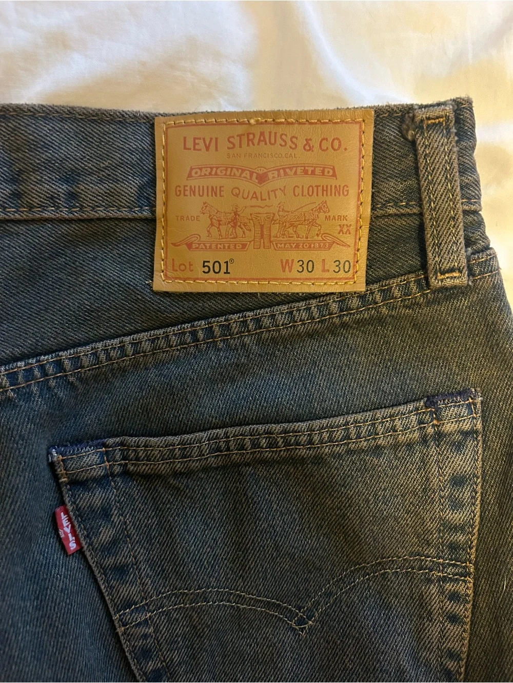 Levi's Men's 501® ORIGINAL FIT MEN'S JEANS Sandslide - 30 by 30